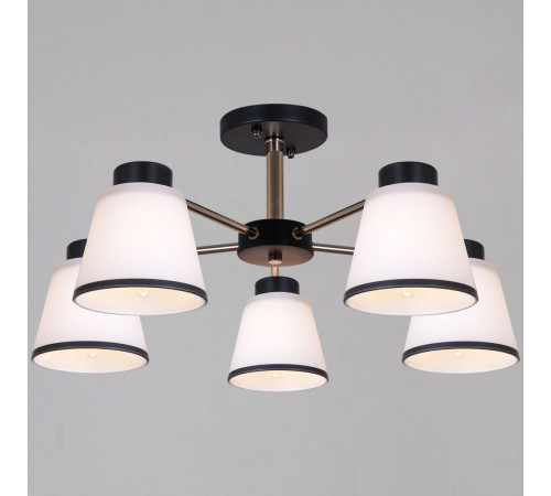 Люстра на штанге Reluce 30560-0.3-05 BK+FG