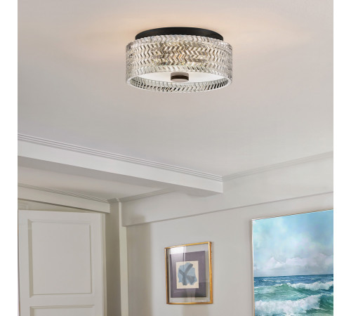 Потолочный светильник Hinkley HK-ELLE-F-S-BK