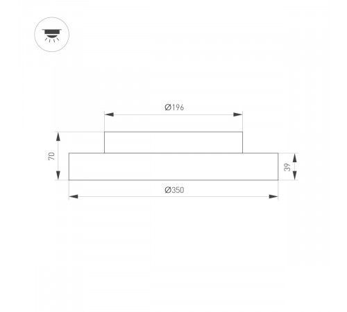 Потолочный светильник Arlight SP-ESTELY-R450-40W Warm3300-MIX (BK, 80 deg, 230V, TRIAC) 054797 Потолочный светильник Arlight SP-ESTELY-R450-40W Warm3300-MIX (BK, 80 deg, 230V, TRIAC) 054797