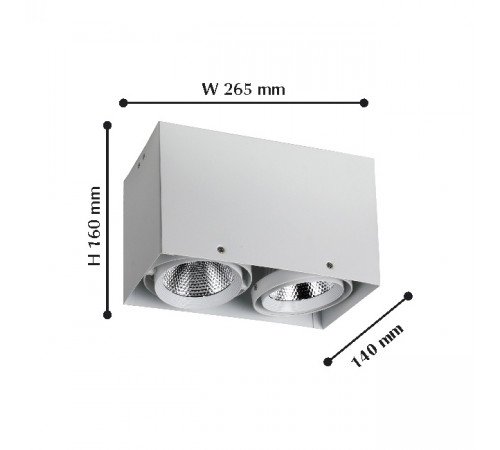 Потолочный светодиодный светильник Favourite Flashled 1986-2U