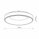 Потолочный cветильник Nowodvorski Nikki Round Led White 11207