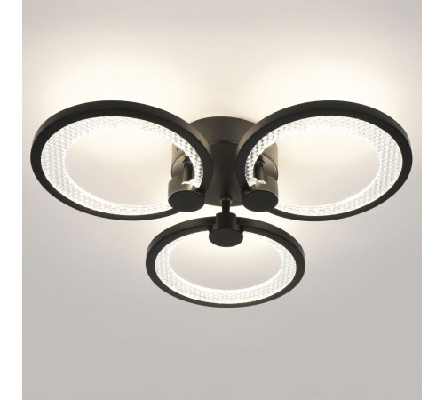 Потолочный светильник Эра Модерн Odry CLL-1-46W 3K-6,5K RC BK