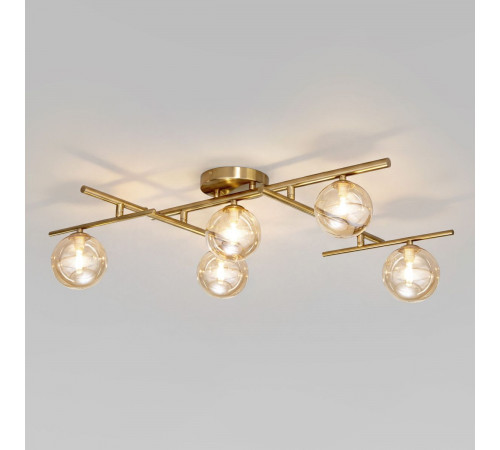 Потолочный светильник Eurosvet Liana 502001/5 латунь a072099