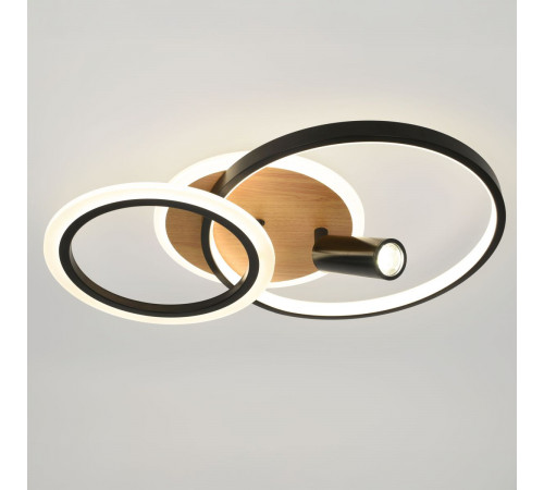 Потолочный светильник Эра Модерн Rondo CLL-1 85W 3K-6,5K RC BK