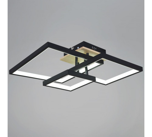 Потолочный светильник Reluce 98560-0.3-03 BK+WOOD