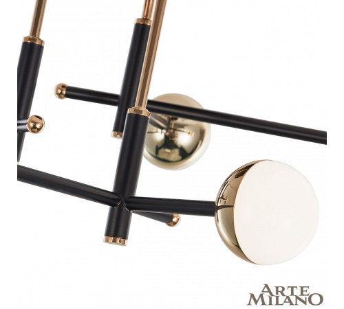 Потолочный светильник Arte Milano Ferrara 273299/6 BK/GD