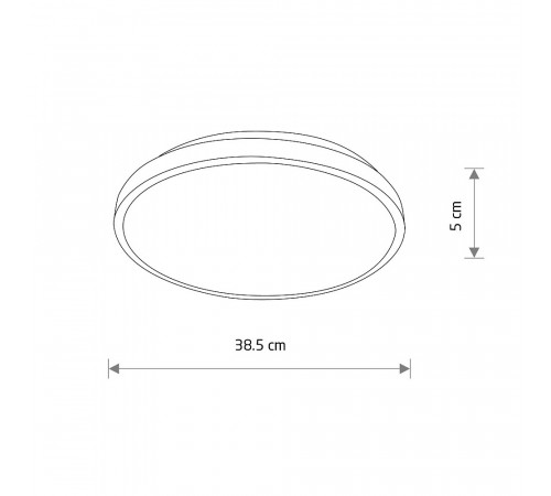 Потолочный cветильник Nowodvorski Agnes Round Led Pro White 10977