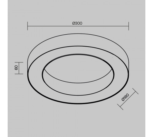 Потолочный светильник Maytoni Technical Lua C093CL-24W3K-W Потолочный светильник Maytoni Technical Lua C093CL-24W3K-W