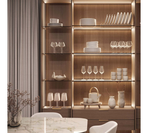 Профиль с экраном Arlight SL-KANT-H10-SQUARE-2000 IRON GREY (Алюминий+пластик) 055325