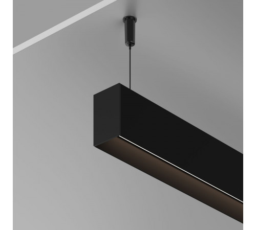 Алюминиевый профиль накладной-подвесной 35x51 Maytoni Led Strip ALM-3551-B-2M 633011 Алюминиевый профиль накладной-подвесной 35x51 Maytoni Led Strip ALM-3551-B-2M 633011