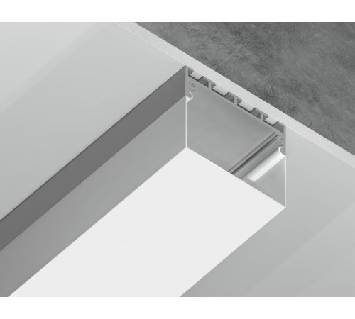 Алюминиевый профиль накладной/подвесной Profile System 42*45 для светодиодной ленты до 33,4мм Ambrella Light Illumination GP3070AL