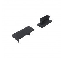 Комплект заглушек для алюминиевого профиля профилю 08-01/05-Ч 10шт Apeyron 3-08-01/05-Ч