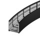 Профиль Arlight LINE-3535-BENT-SIDE-2000 ANOD BLACK (Алюминий) 066908