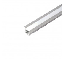 Профиль алюминиевый встраиваемый 9х12мм серебро 2м (в компл 2 загл.,4 крепежа) Feron CAB242 52150