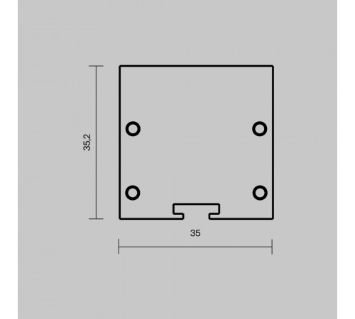Комплект заглушек для профиля 35×35 2шт Maytoni Led Strip ALM-3535BT-BR-EC 642039 Комплект заглушек для профиля 35×35 2шт Maytoni Led Strip ALM-3535BT-BR-EC 642039