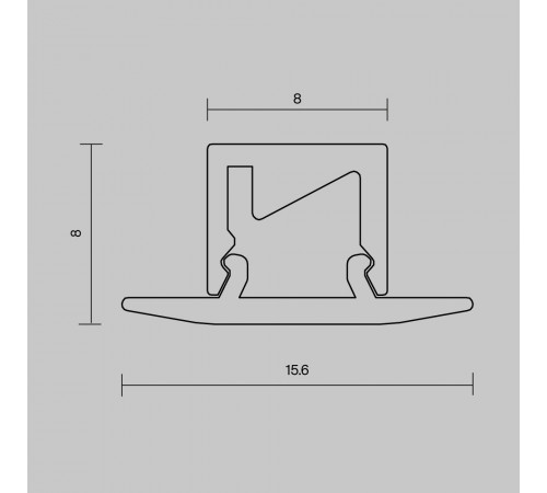Алюминиевый профиль скрытого монтажа Maytoni Led Strip 636021