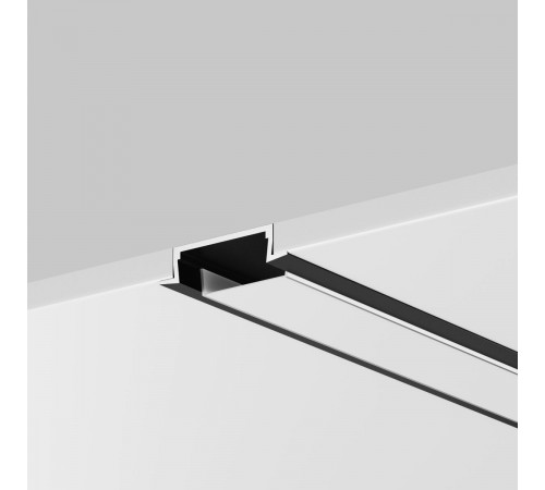 Алюминиевый профиль встраиваемый с накладным фланцем Maytoni Led Strip ALM-004-B-2M 632010 Алюминиевый профиль встраиваемый с накладным фланцем Maytoni Led Strip ALM-004-B-2M 632010