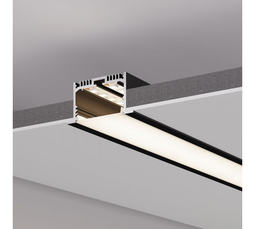 Профиль Arlight SL-LINIA62-F-2000 BLACK (BY) (Алюминий) 062590