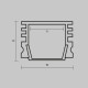 Алюминиевый профиль накладной 16x12 Maytoni Led Strip ALM-005-W-2M 631006