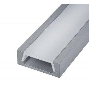 Накладной профиль с рассеивателем (Рассеиватель 2м; Заглушки 2шт) ST Luce ST017.129.01.1