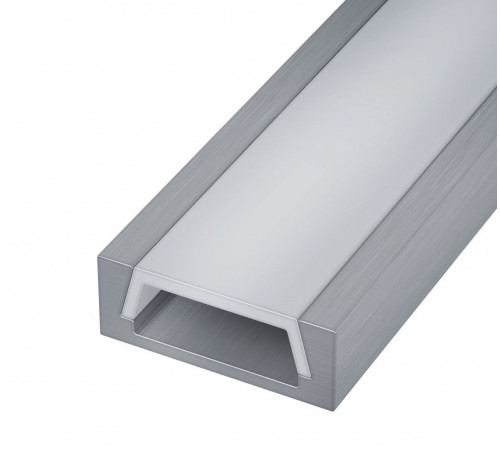 Накладной профиль с рассеивателем (Рассеиватель 2м; Заглушки 2шт) ST Luce ST017.129.01.1