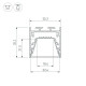 Профиль Arlight LINE-3535-TRAY-3000 BLACK (Алюминий) 062196