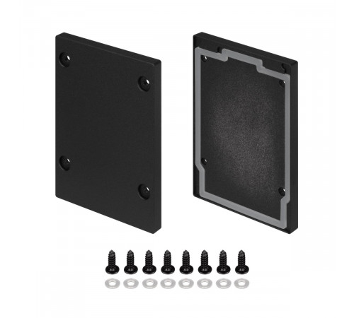 Заглушка Arlight IP-LINE-5475 BLACK глухая (Металл) 055283
