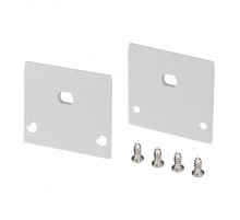 Заглушка Arlight LINE-3535-TRAY с отверстием (Алюминий) 062745