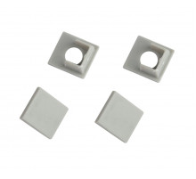 Набор заглушек Эра 5022-3 для профиля 5022, 4624, 5313(01) 3313, 3213, 5313(02) 2шт глухие 2шт с отверстием