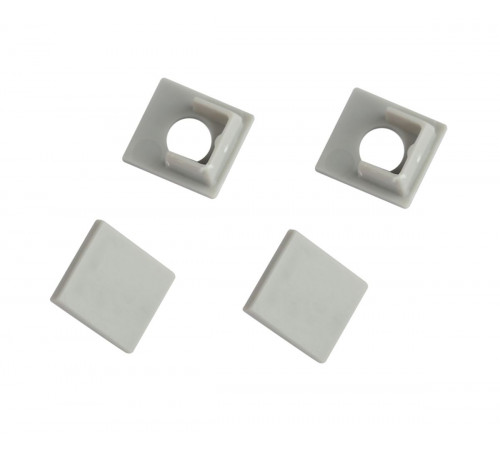 Набор заглушек Эра 5022-3 для профиля 5022, 4624, 5313(01) 3313, 3213, 5313(02) 2шт глухие 2шт с отверстием