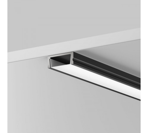 Алюминиевый профиль накладной 15x6 Maytoni Led Strip ALM-001-B-2M 631003 Алюминиевый профиль накладной 15x6 Maytoni Led Strip ALM-001-B-2M 631003