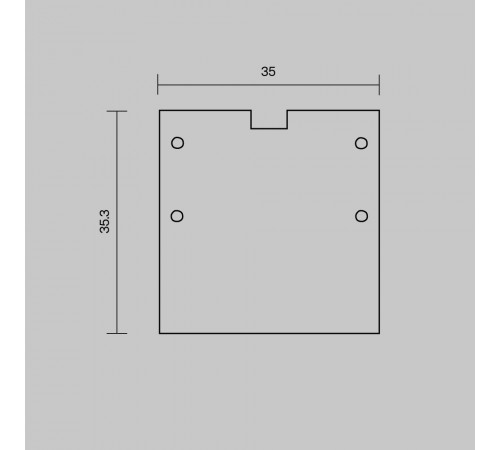 Комплект заглушек для профиля 59×59 2шт Maytoni Led Strip ALM-5959-EC 642058 Комплект заглушек для профиля 59×59 2шт Maytoni Led Strip ALM-5959-EC 642058