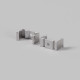 Комплект креплений для профиля 20×20 4шт Maytoni Led Strip ALM-2020B-MT 642078
