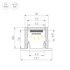 Профиль Arlight SL-MINI-10-3000 ANOD (Алюминий) 064305