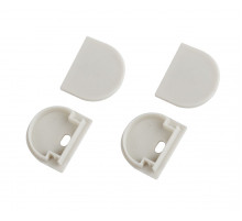 Набор заглушек Эра 2420-3 профиля Эра 2420 2шт глухие 2шт с отверстием