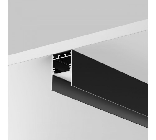 Алюминиевый профиль накладной-подвесной 35x51 Maytoni Led Strip ALM-3551-B-2M 633011 Алюминиевый профиль накладной-подвесной 35x51 Maytoni Led Strip ALM-3551-B-2M 633011