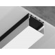 Алюминиевый профиль накладной/подвесной Profile System 42*45 для светодиодной ленты до 33,4мм Ambrella Light Illumination GP3070BK