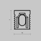 Комплект заглушек для профиля 08×09 10шт Maytoni Led Strip ALM-0809-EC 642069