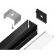 Алюминиевый профиль накладной 10*10 для светодиодной ленты до 8мм Ambrella Light Illumination GP1650BK