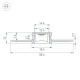 Профиль Arlight HR-M-F-HIDE-2000 (Алюминий) 065921