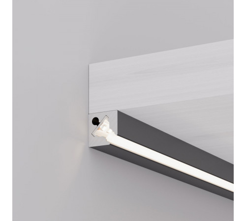 Профиль с экраном Arlight SL-KANT-H10-SQUARE-2000 IRON GREY (Алюминий+пластик) 055325