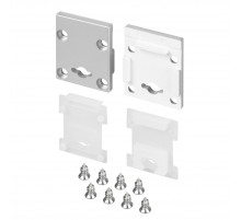 Заглушка Arlight FLOOR22-H27 c отверстием (Пластик) 062601