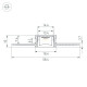 Профиль Arlight HR-M-F-HIDE-2000 (Алюминий) 065921