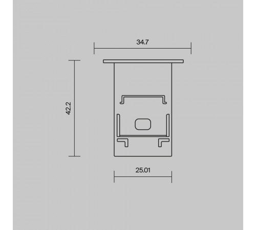 Комплект заглушек профиля 2шт Maytoni Led Strip 642054 Комплект заглушек профиля 2шт Maytoni Led Strip 642054