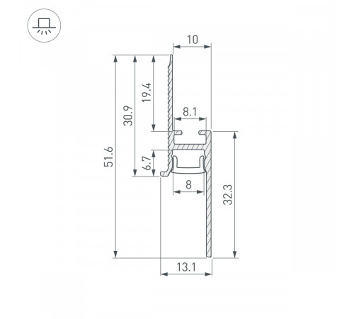 Профиль Arlight PLINTUS-FANTOM-BENT-H20-SIDE-2000 BLACK 043673(1) Профиль Arlight PLINTUS-FANTOM-BENT-H20-SIDE-2000 BLACK 043673(1)