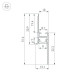 Профиль Arlight PLINTUS-FANTOM-BENT-H20-SIDE-2000 BLACK 043673(1)