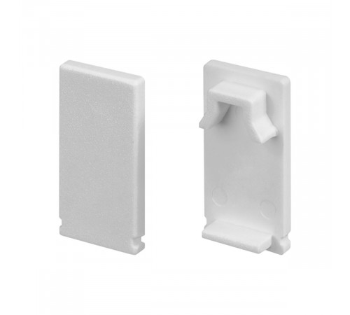 Заглушка 2шт Arlight LINE-1019 SILVER глухая (Пластик) 060435