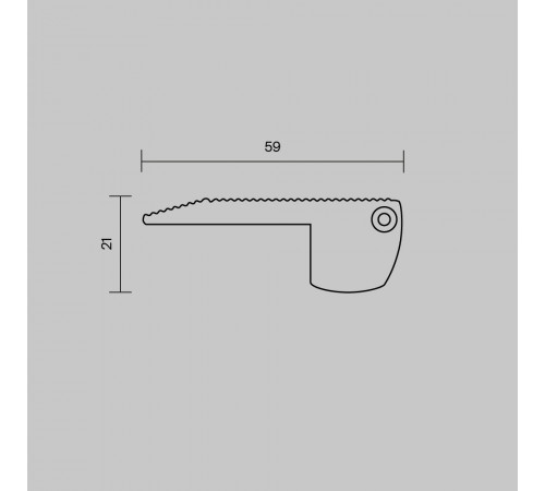 Комплект заглушек (для профиля ALM-5920-B-2M) 2 шт. Maytoni Led Strip ALM-5920-B-EC 642091 642091