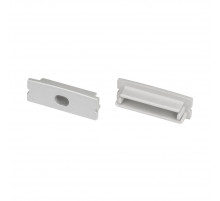 Заглушка Arlight LINE-3010 SILVER с отверстием (Пластик) 061547