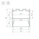 Профиль Arlight LINE-M-5050-2500 BLACK 057532